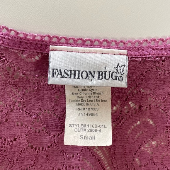 Vintage 90s Lace Top - Picture 4 of 6